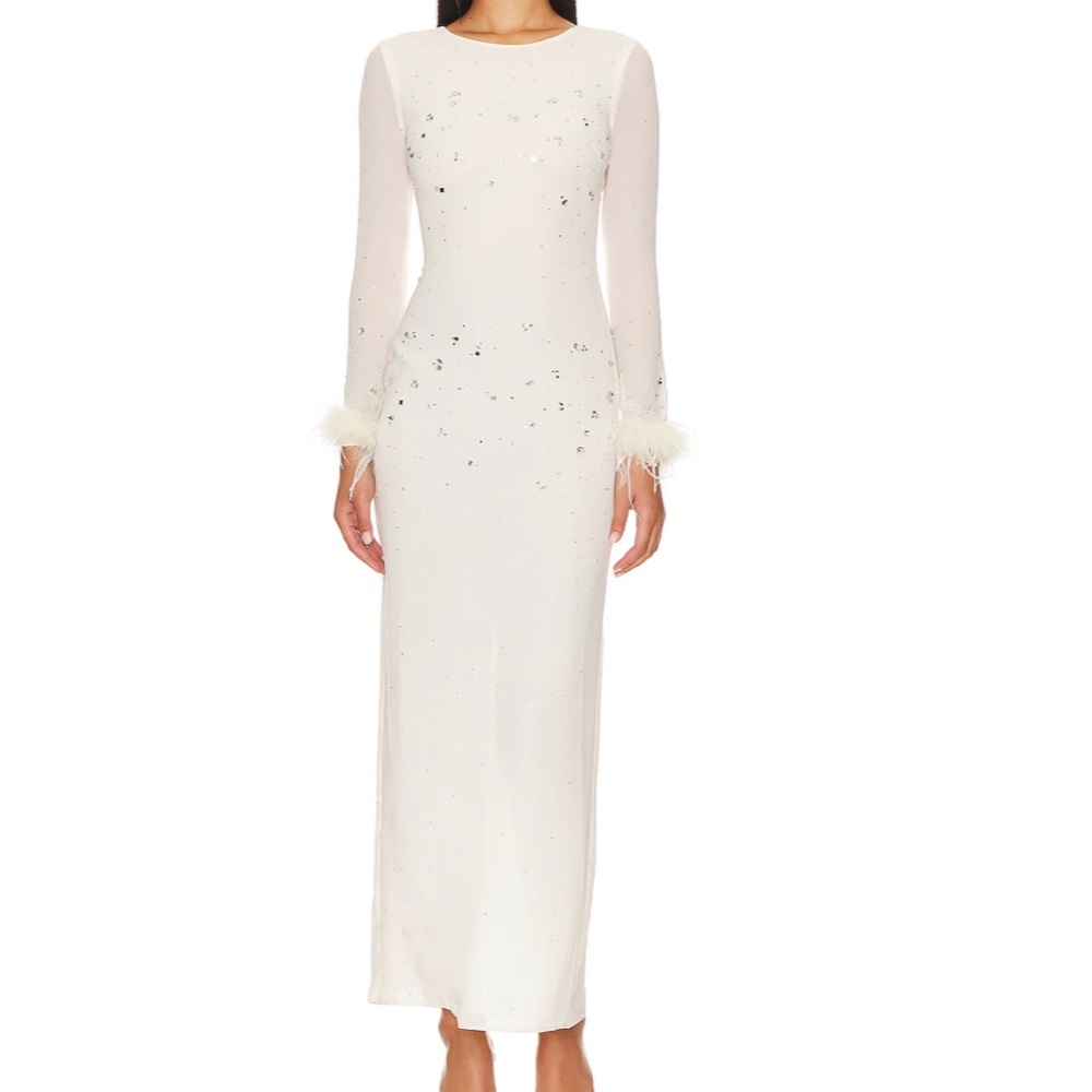 WORN once perfect condition - Maxi dress in ivory
